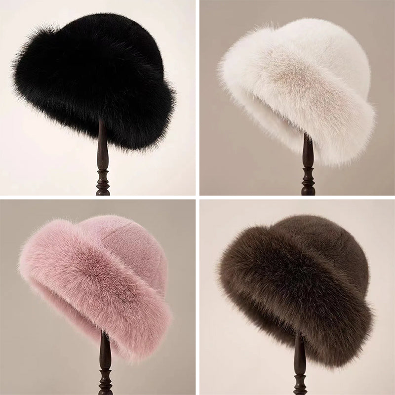 Giuliana Luxurious Faux Fur Hat: Soft, Chic, Warm, Elegant Winter Accessory