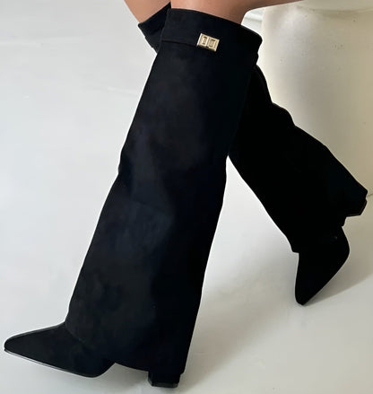 Knee-High Wedge Fashion Boots
