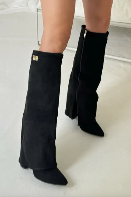 Knee-High Wedge Fashion Boots