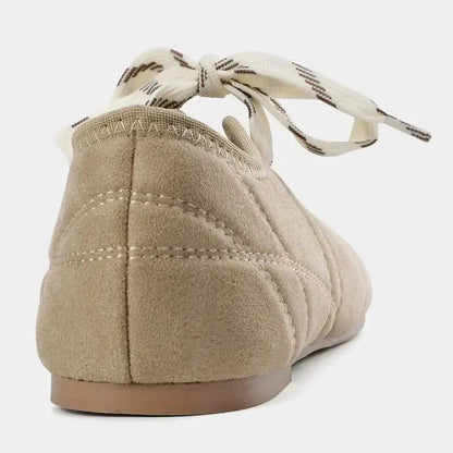 Lace-Up Ballet Flats for Women – Effortless Style & All-Day Comfort