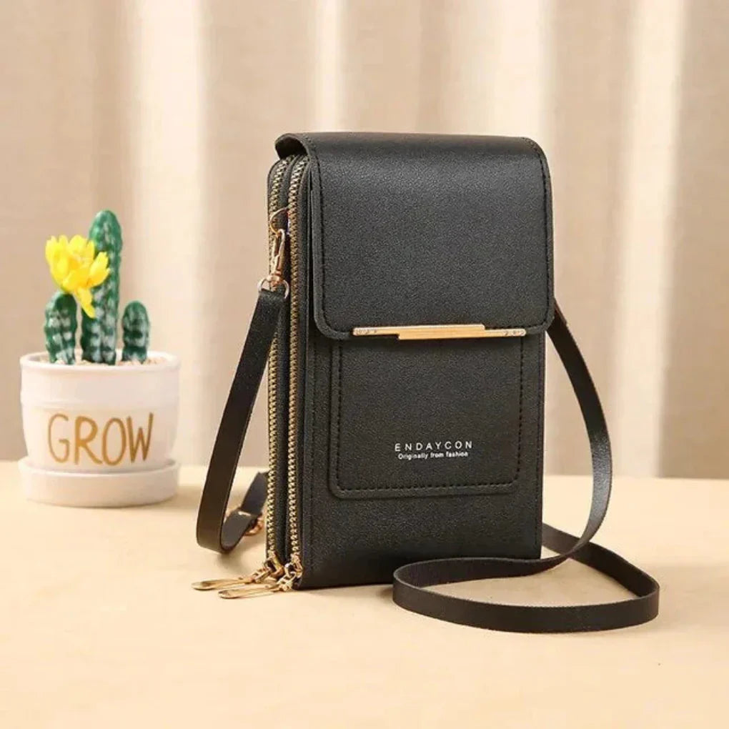 Women's Touchscreen Shoulder Purse - Fashinoza