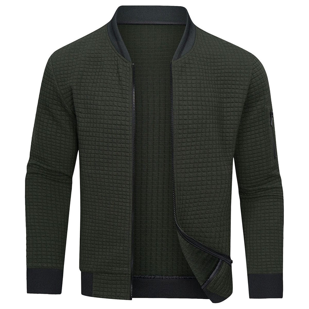 Men's Zip-Up Sweater Warm - Fashinoza