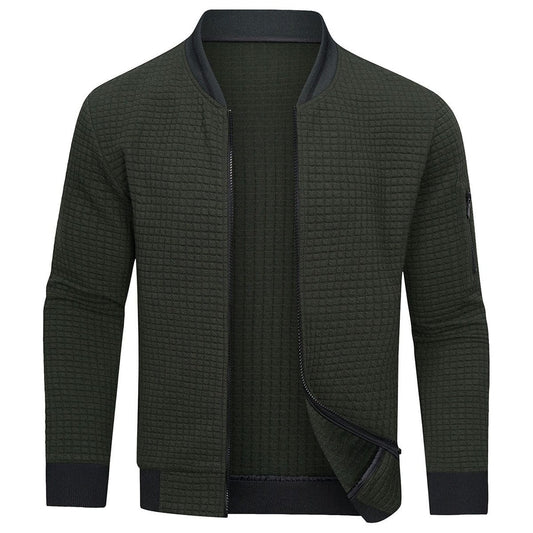 Men's Zip-Up Sweater Warm - Fashinoza