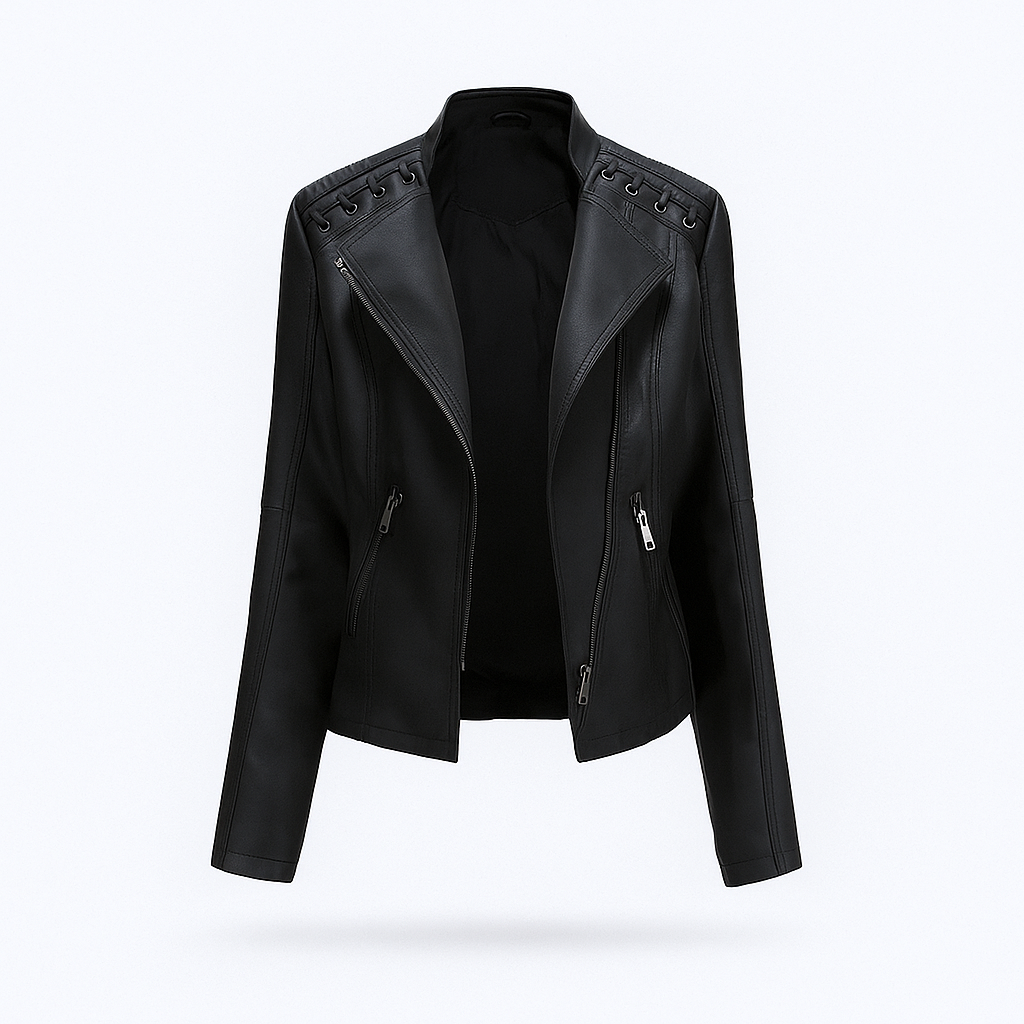 Lea Women's Lambskin Leather Jacket Autumn