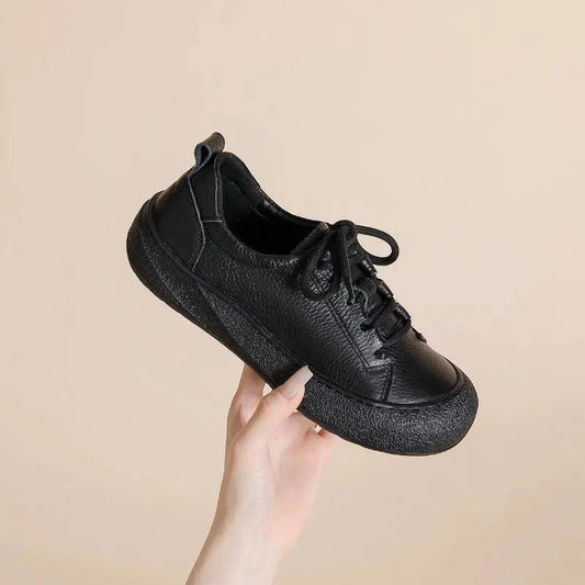 Women's Lightweight Black Flats - 
Fashinoza