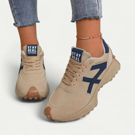 Women's Cushioned Sneakers Comfort Design - 
Fashinoza