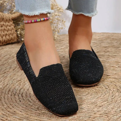Lightweight Slip-On Sneakers for Women – Stylish & Comfortable White Footwear