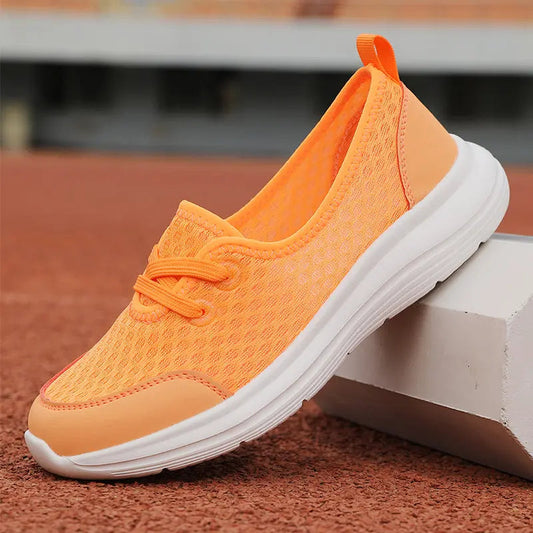 Women's Lightweight Walking Shoes Slip-On Comfortable - 
Fashinoza
