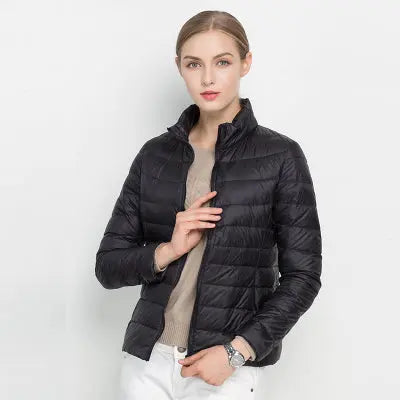 Women's Lightweight Down Jacket Urban Style - 
Fashinoza
