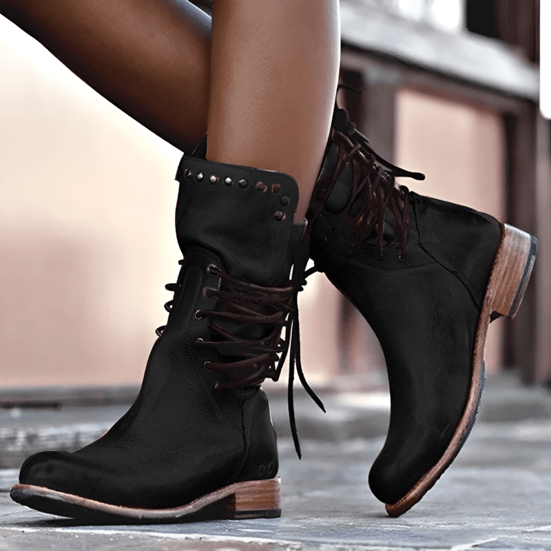 Chloe | Women Spring Lace Up Ankle Boots
