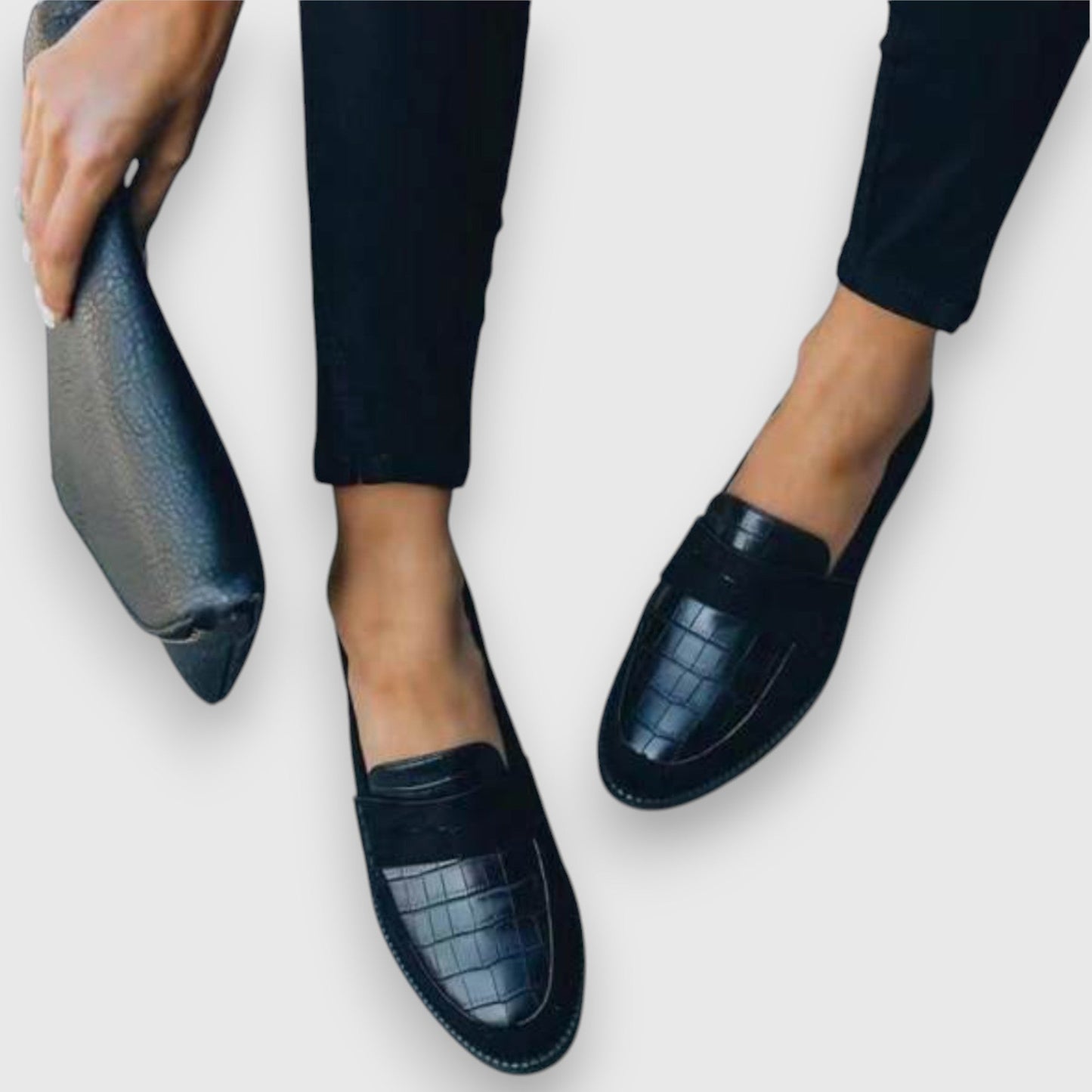 Women's Slip-On Loafers Round Toe