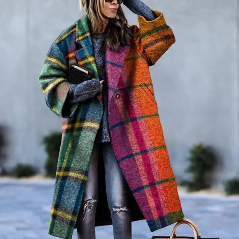 Women's Long Trench Coat Warm Winter Coat - 
Fashinoza