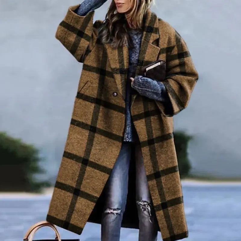Long Trench Coat for Women – Stylish & Warm Autumn Coverage 5