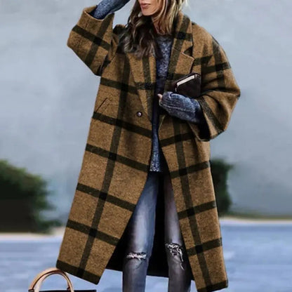 Long Trench Coat for Women – Stylish & Warm Autumn Coverage 5
