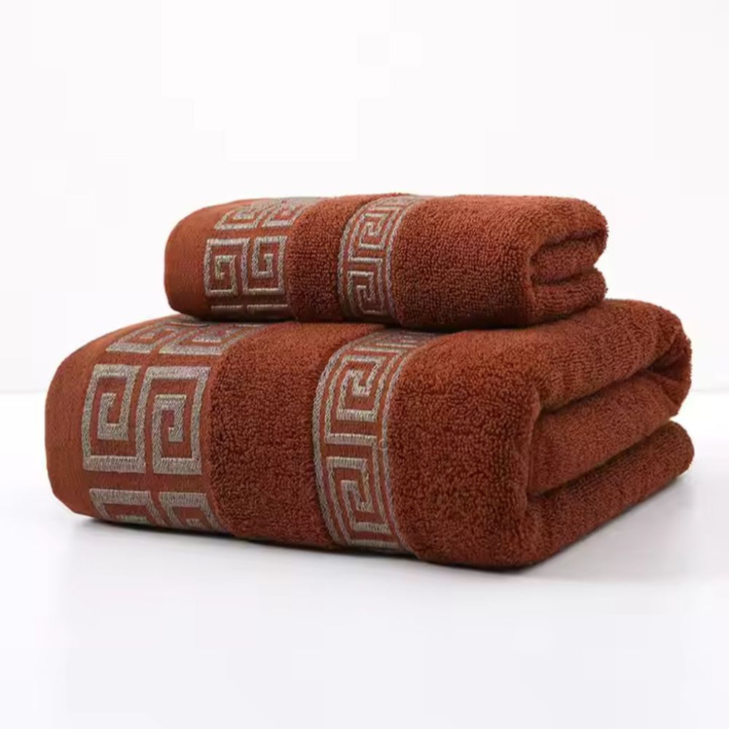 Cotton Towel Set 2 Pack - Fashinoza