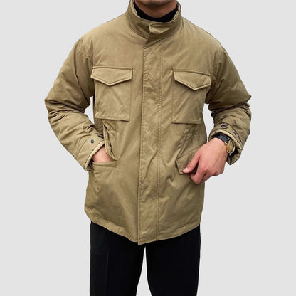 Lorenzo Vitali Men's Retro Work Jacket Vintage Style Outerwear