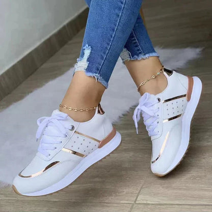Caroline | Women’s Summer Lace Up Platform Sneakers