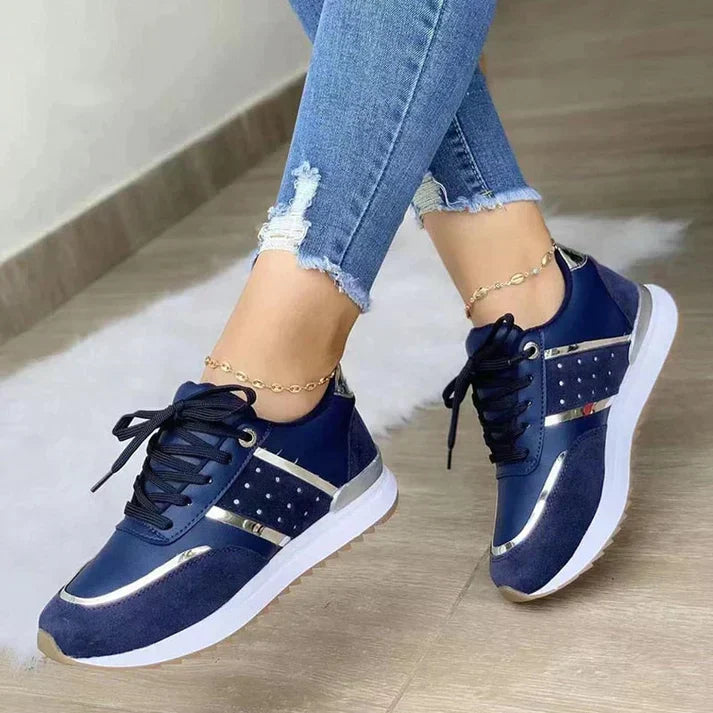 Caroline | Women’s Summer Lace Up Platform Sneakers