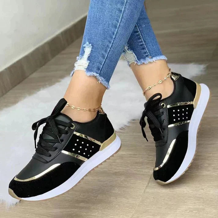 Caroline | Women’s Summer Lace Up Platform Sneakers