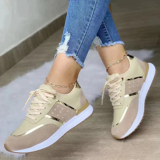 Caroline | Women’s Summer Lace Up Platform Sneakers