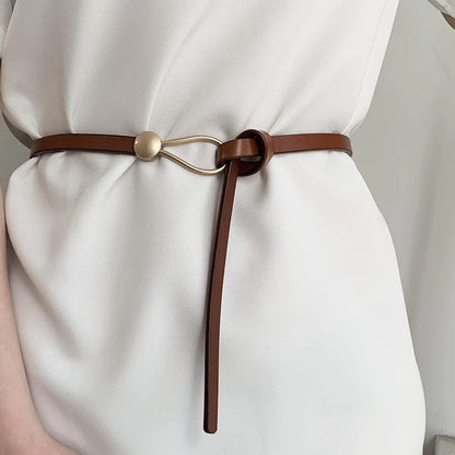 Women's Slim Belt Elegant Everyday Wear - 
Fashinoza