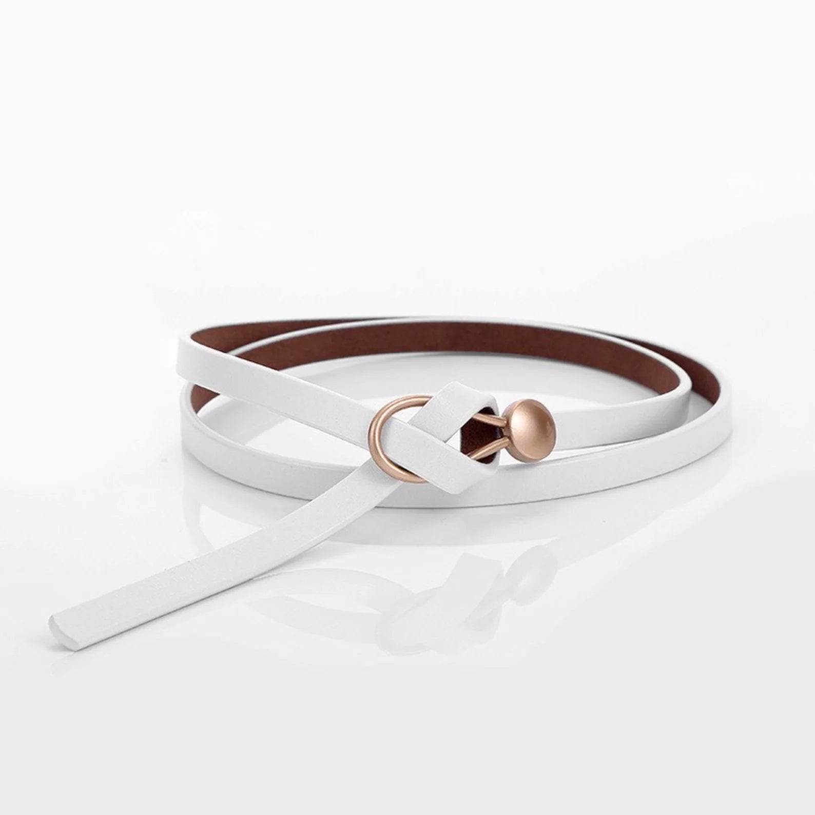"Luxe Touch" Leather Belt Caliboot