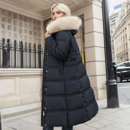 Clara | Women’s Long Hooded Winter Puffer Coat