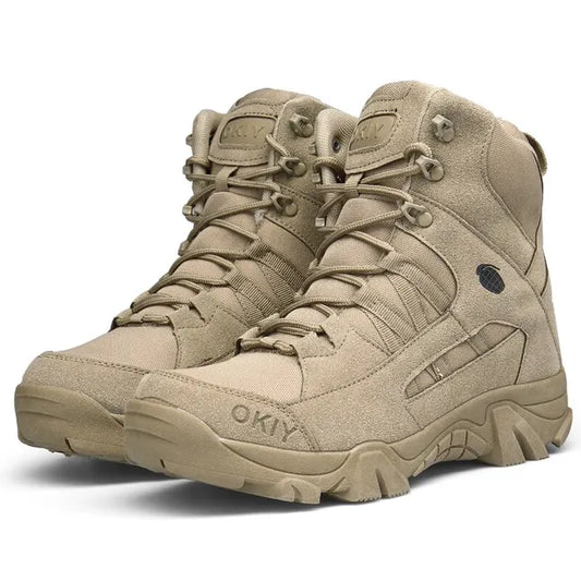 Men's Waterproof Hiking Boots - Fashinoza