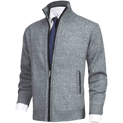 Tommy Men's Fleece Vest Warm Zip Black