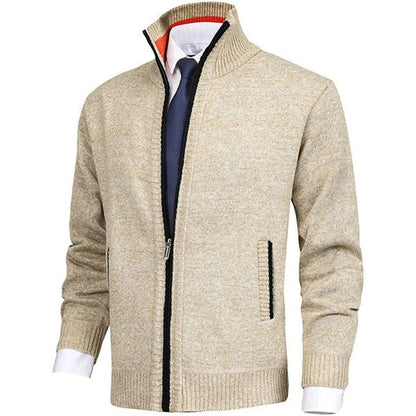 Tommy Men's Fleece Vest Warm Zip Black - Fashinoza