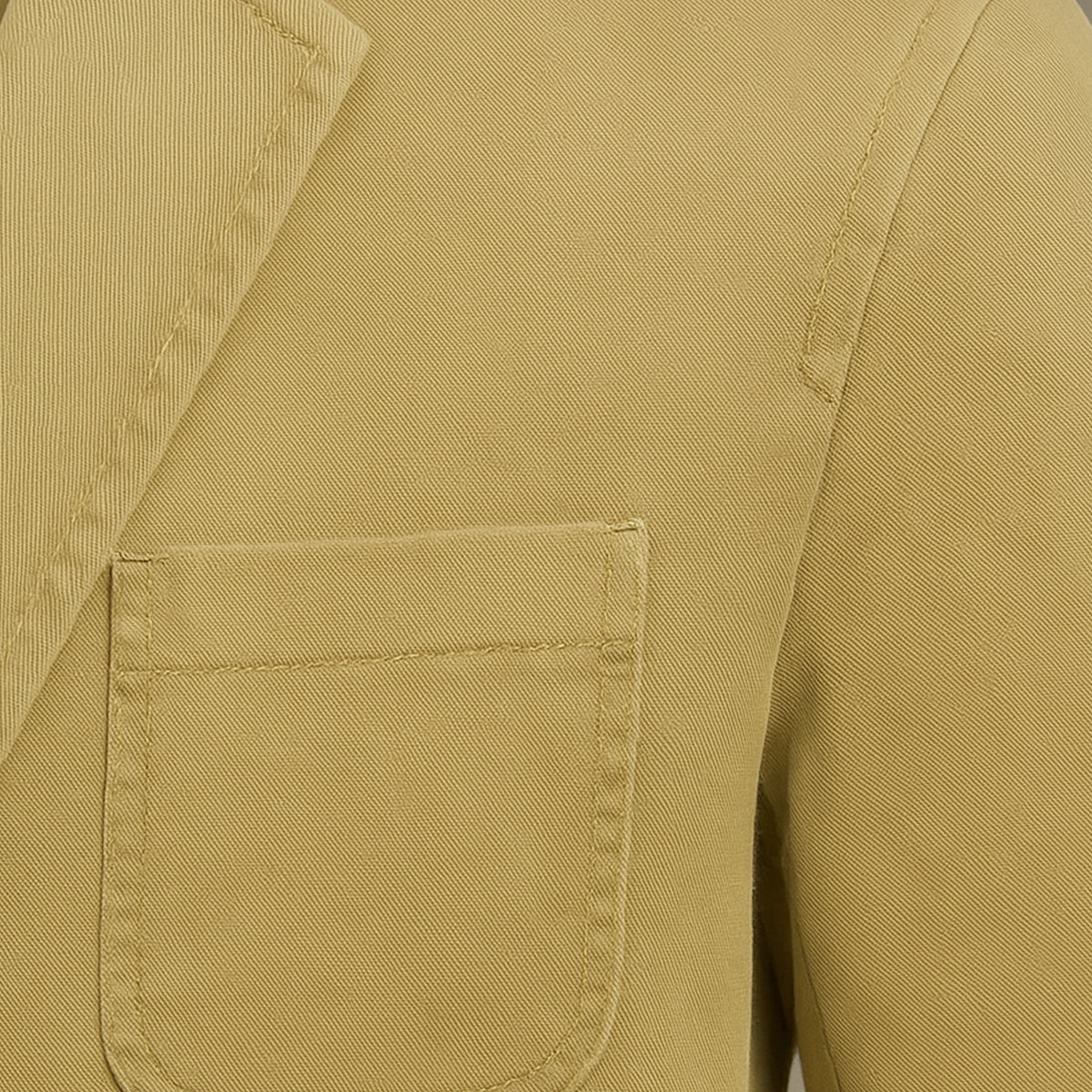 Men's Cotton Windbreaker Blazer With Pockets
