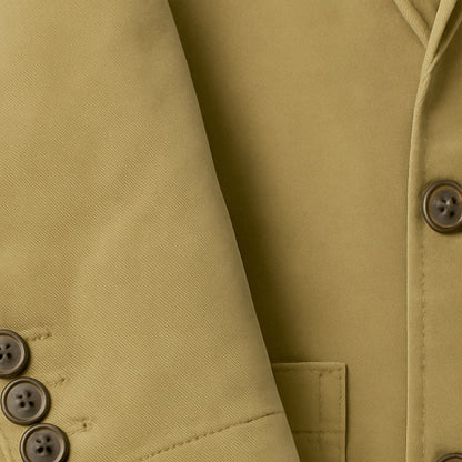 Men's Cotton Windbreaker Blazer With Pockets