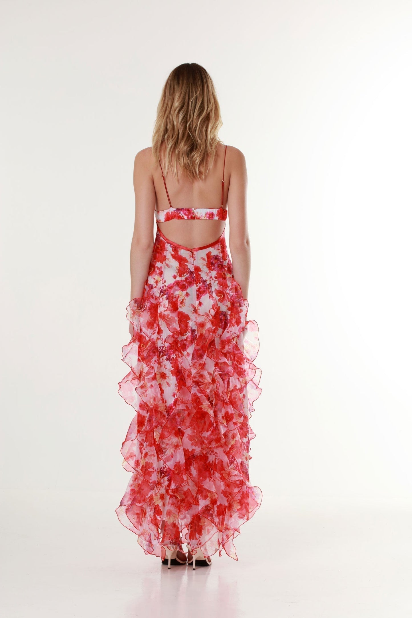 Women's Floral Maxi Dress Elegant Occasions