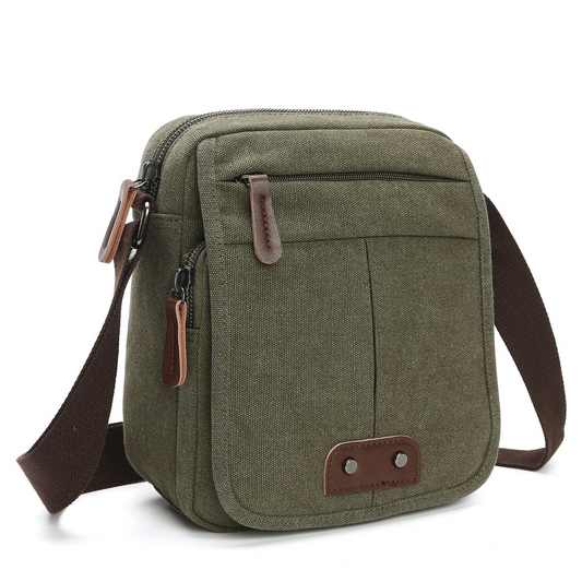 Eloy Unisex Canvas Shoulder Bag - Fashinoza