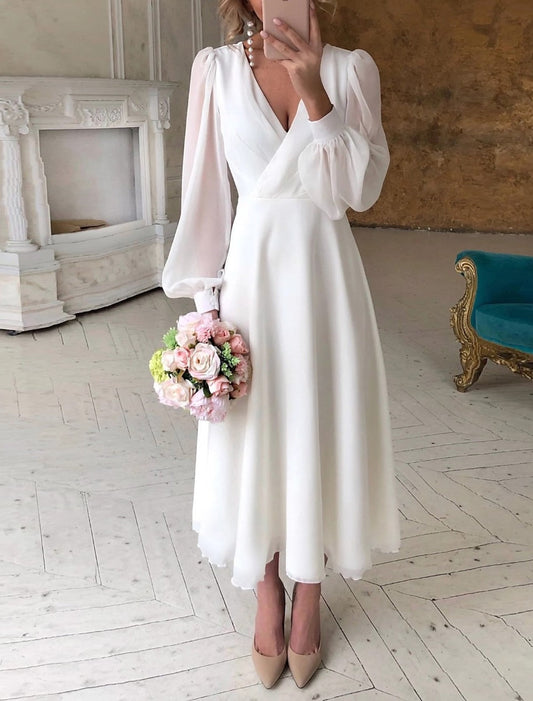 Kayla | Women Wedding Guest Long Sleeve Dress