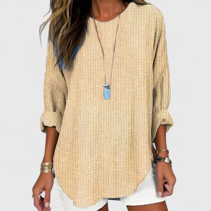 Chloe | Womens Striped Relaxed Fit Blouse Shorts