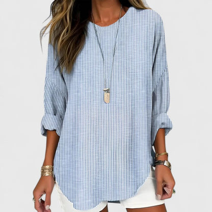 Chloe | Womens Striped Relaxed Fit Blouse Shorts