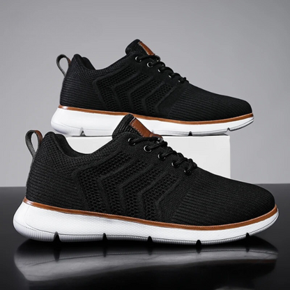 Men's Mesh Running Shoes Breathable Black