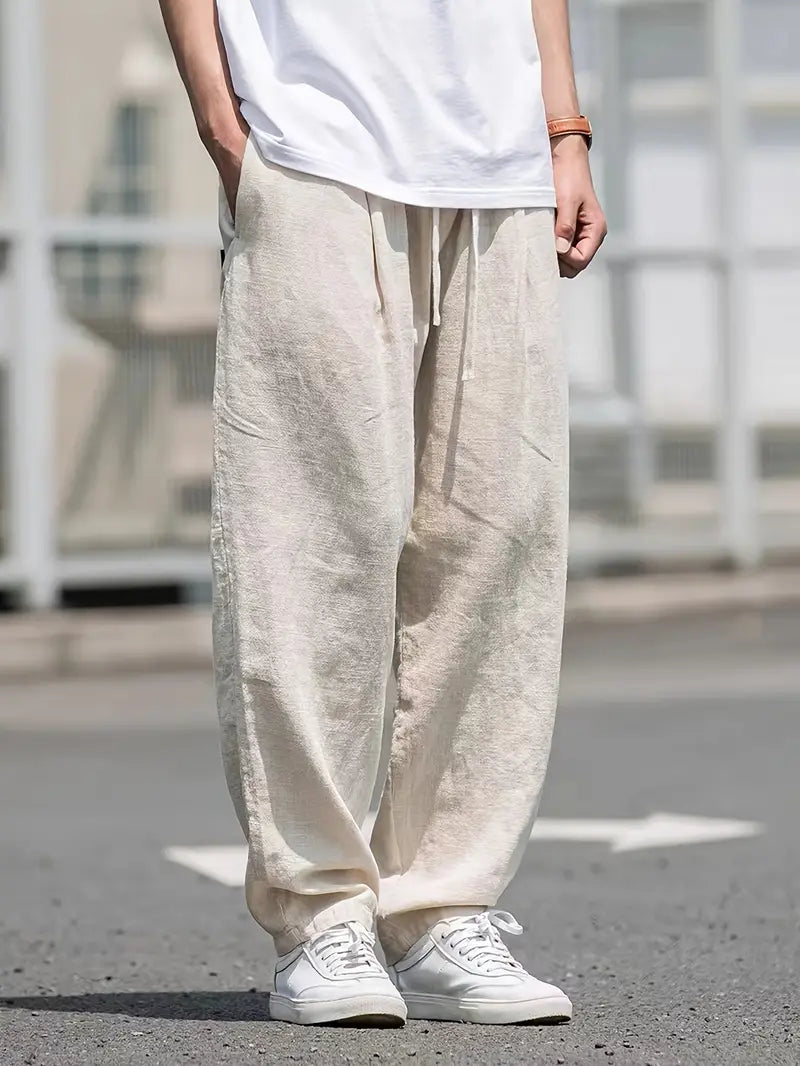 Men's Straight Fit Pull On Lounge Pants - Fashinoza