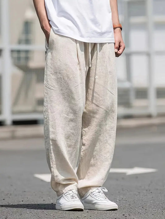 Men's Straight Fit Pull On Lounge Pants - Fashinoza