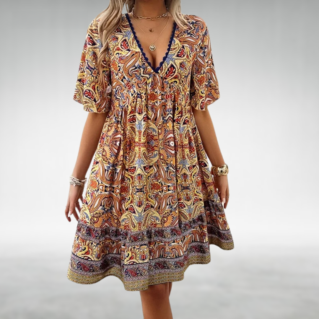 Women's Elegant Draped Cocktail Dress