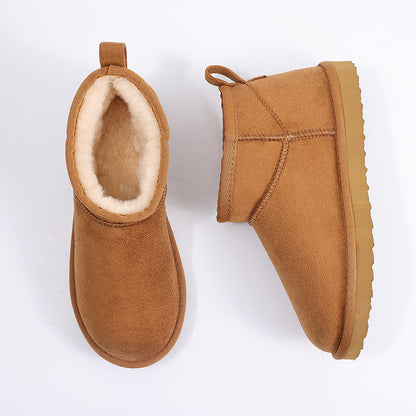 Women's Low Ankle Flat Boots