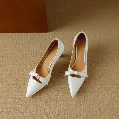 Women's Pointed Toe Kitten Heel Pumps