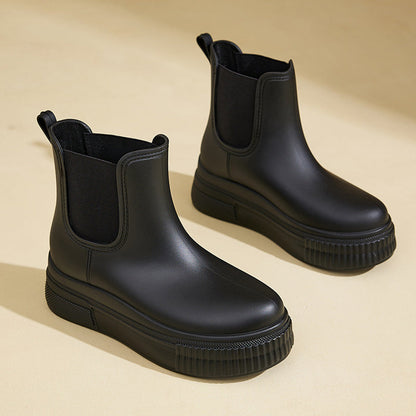 Women's Elastic Ankle Boots Platform Style