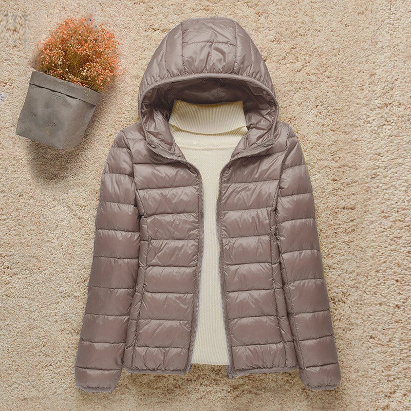 Ashley | Women’s Spring Lightweight Hooded Puffer Jacket