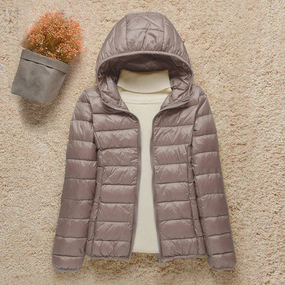 Ashley | Women’s Spring Lightweight Hooded Puffer Jacket