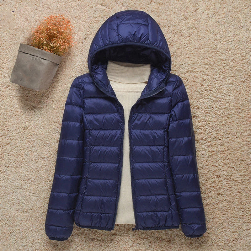 Ashley | Women’s Spring Lightweight Hooded Puffer Jacket
