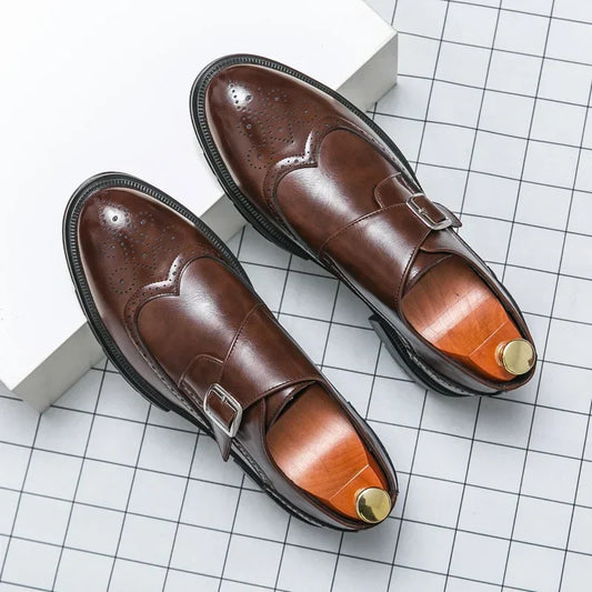 Men's Castano Genuine Leather Dress Shoes