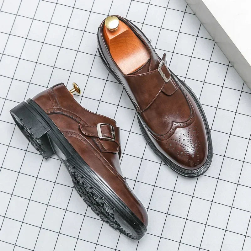Men's Castano Genuine Leather Dress Shoes
