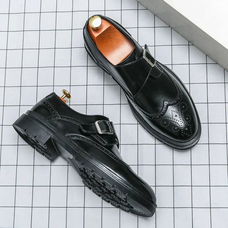 Men's Castano Genuine Leather Dress Shoes